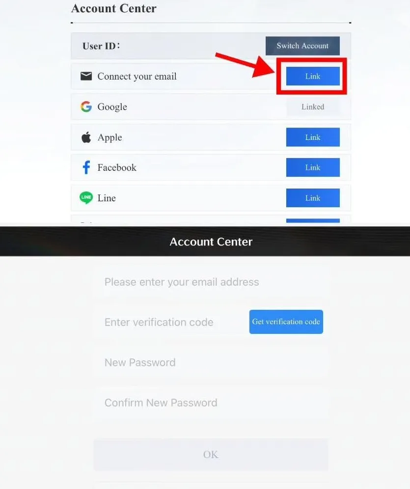 Wuthering Waves account email bind