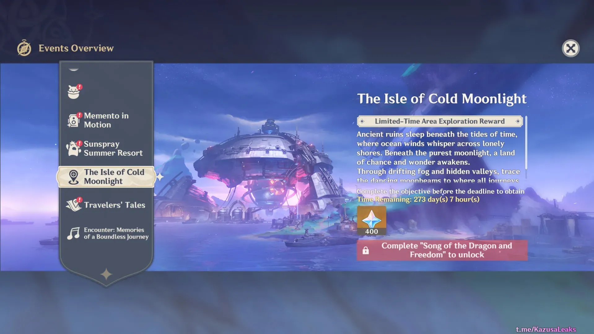 The Isle of Cold Moonlight
