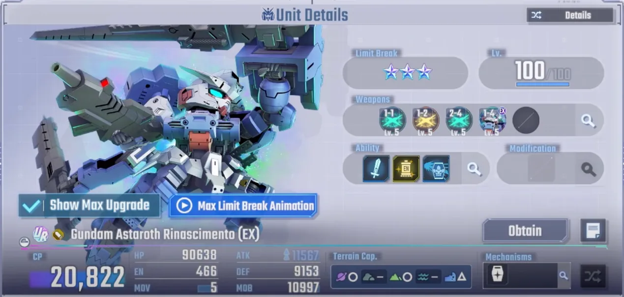 Gundam Astaroth Rinascimento（EX）