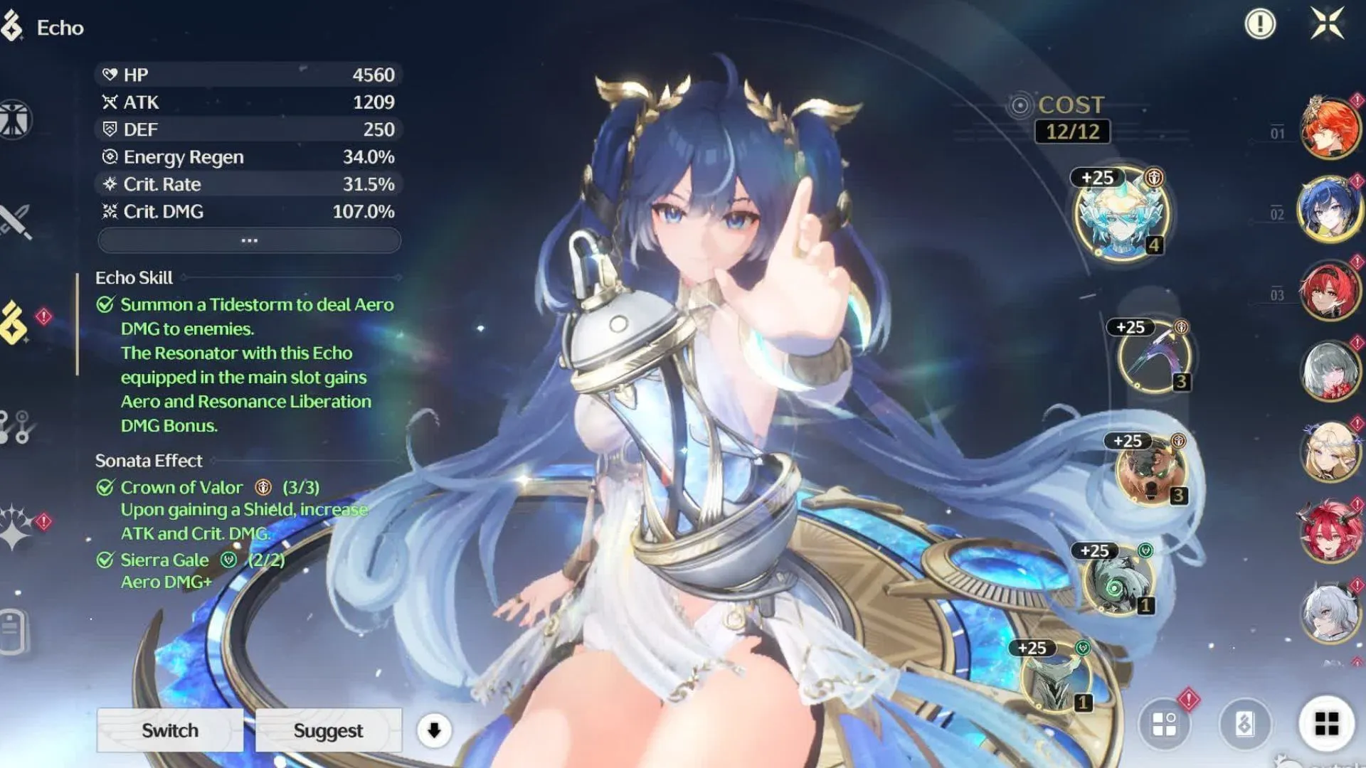 Best Iuno build guide in Wuthering Waves: Echoes, weapons, and teams