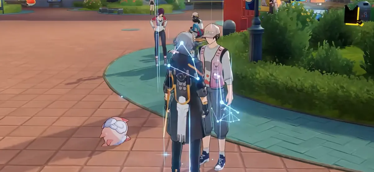 Talk to Xiao Gao and start the interaction.