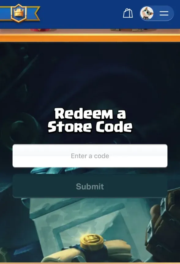 Page d'emploi des codes