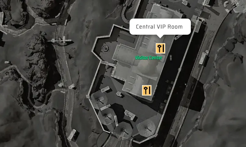 Central VIP Room Location