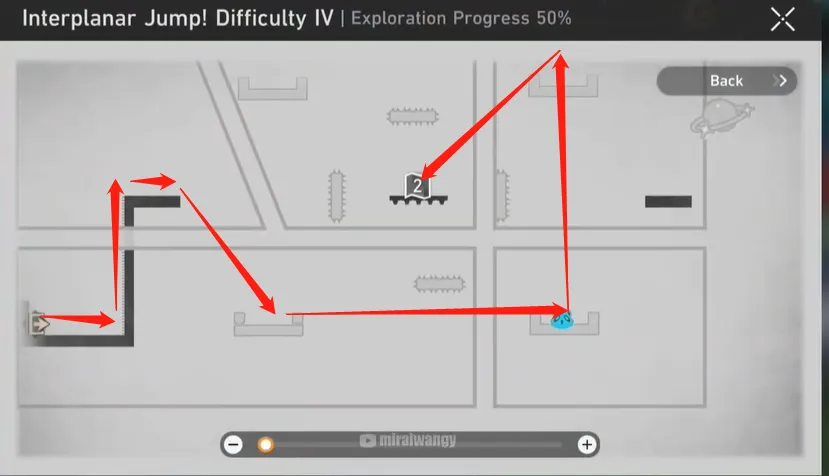 Follow the route map and teleport to &ldquo;2&rdquo; to complete the achievement.
