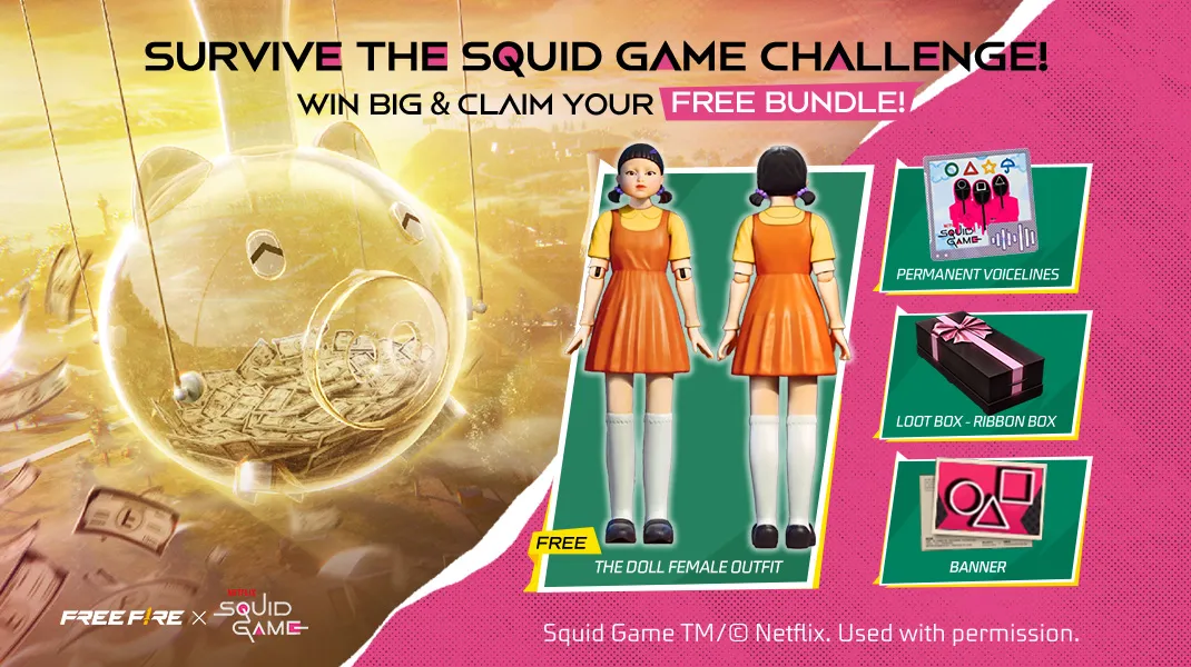 Free Fire Free Squid Game Skin