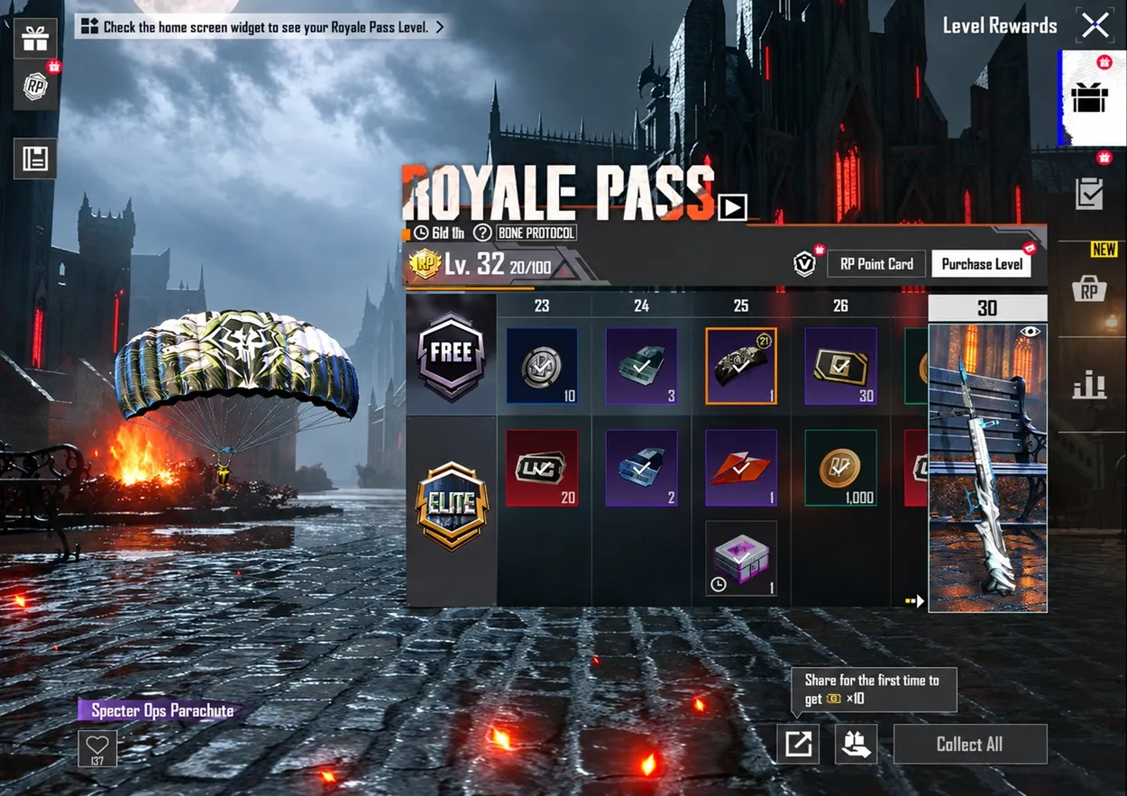 PUBG Mobile A21 Royale Pass free rewards