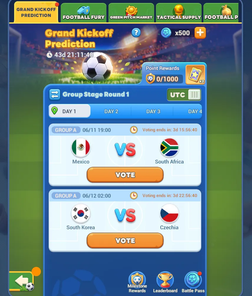 Grand Kickoff Prediction