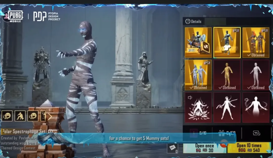 The Ice Mummy vs Fire Mummy Lucky Spin