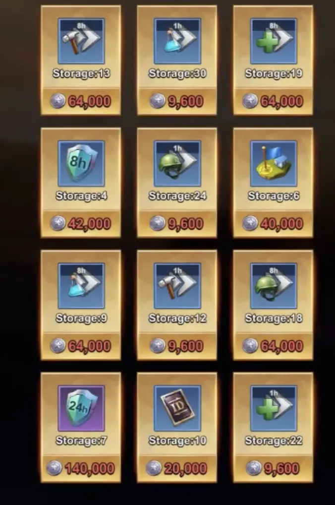 Alliance Shop Items | Last Z