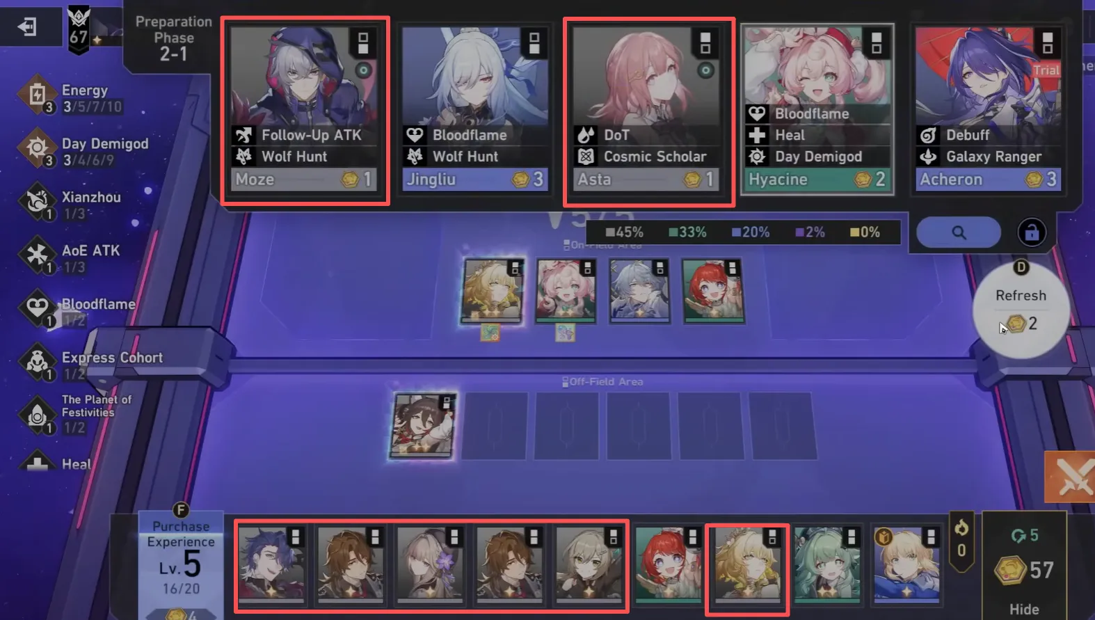 Rolling Trick for 1-Cost Units