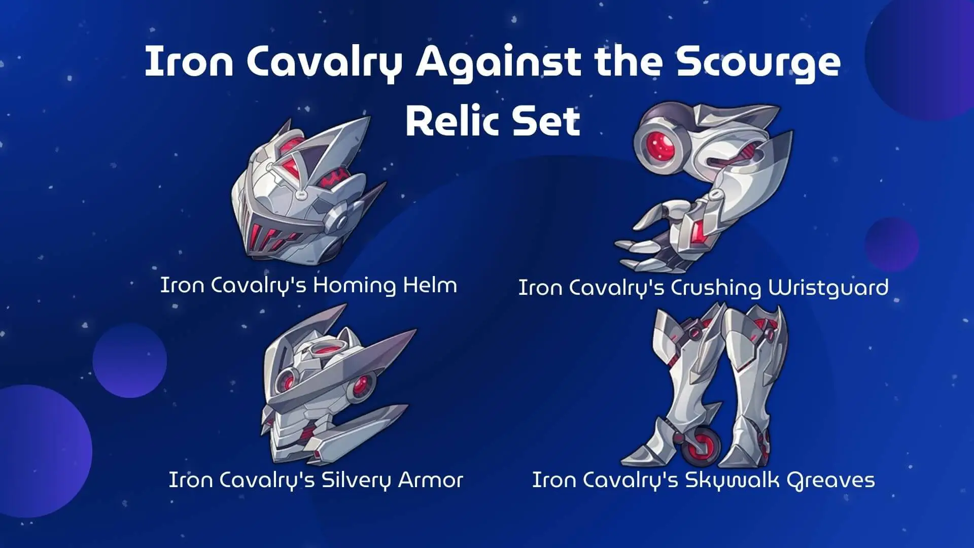 Iron Calvary Against the Scourge relic set