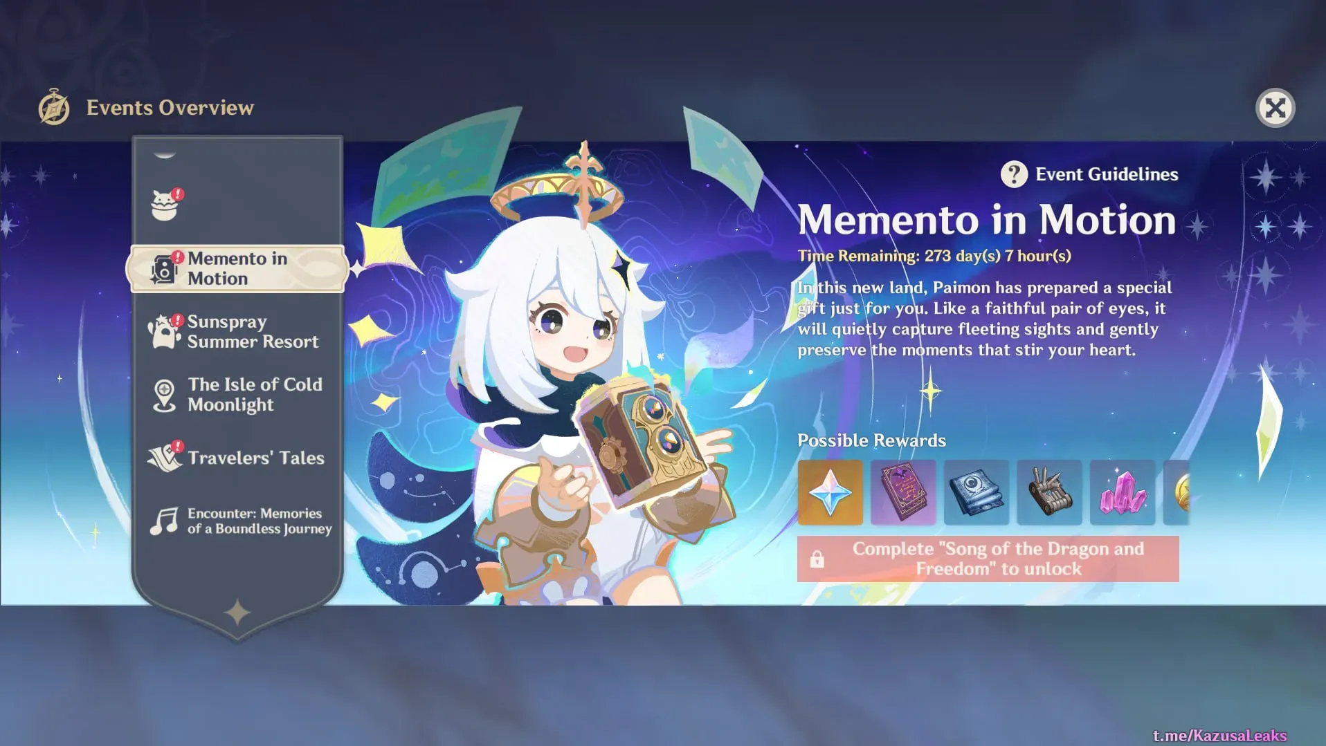 Memento in Motion