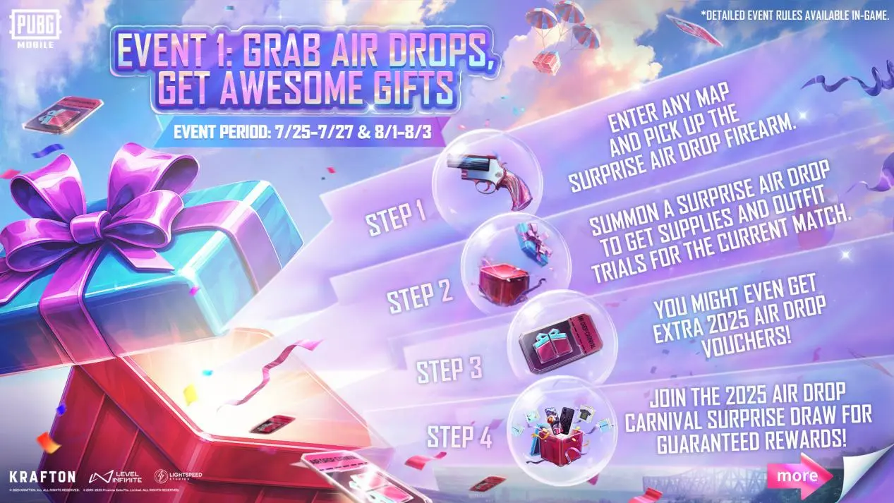 Event 1: Summon Surprise Airdrops