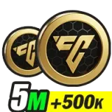 5M+500K Safe Coins PS4/5 | FC 26 Coins