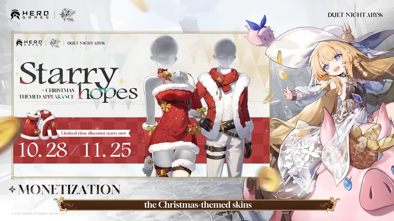 Christmas-themed skin