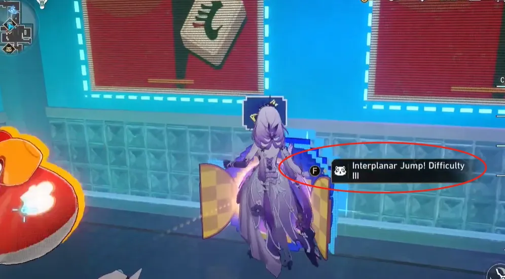 Tap Interplanar Jump! Difficulty III to enter the stage.