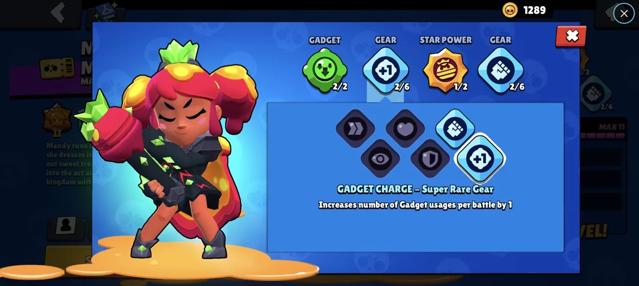 Brawl Stars Mandy Gears