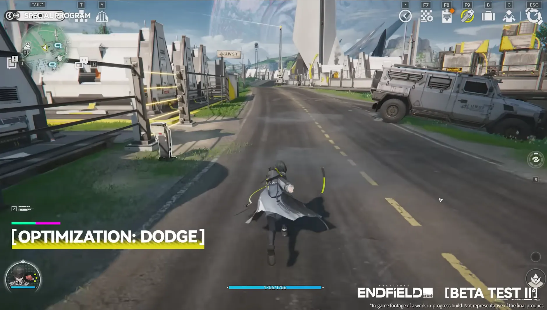 Two consecutive dodges