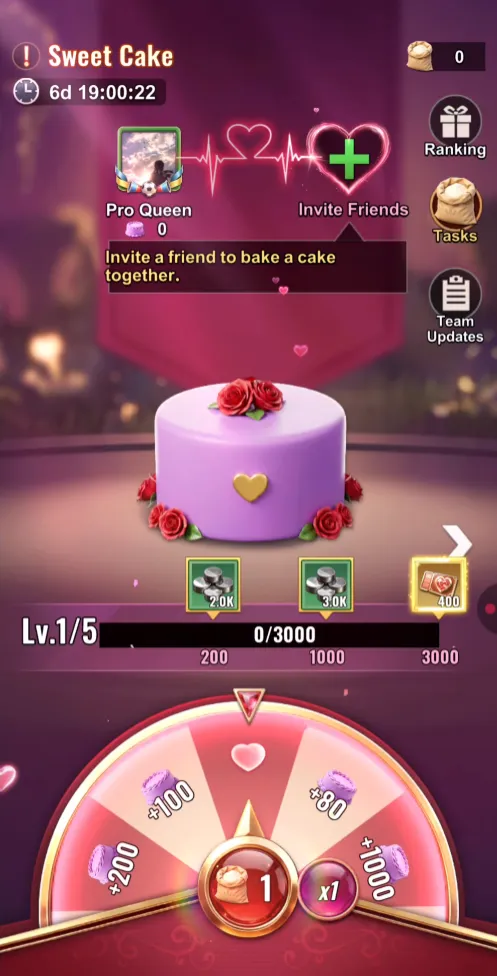 Valentine's Duo Team Event