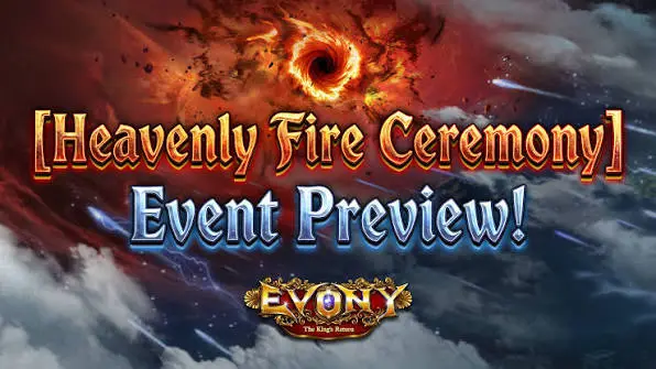 Heavenly Fire Collection Event