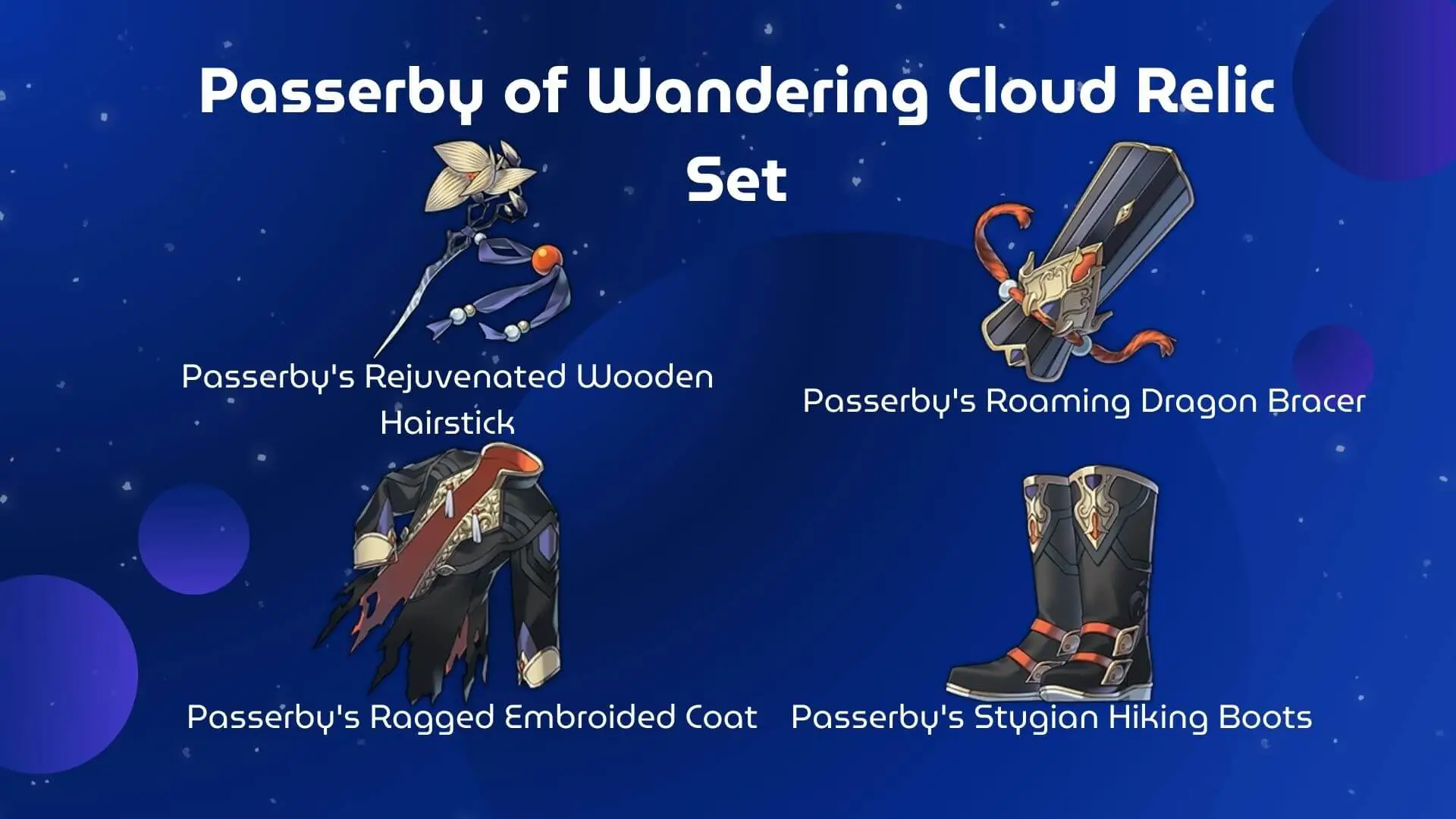 Passerby of Wandering Cloud relic set
