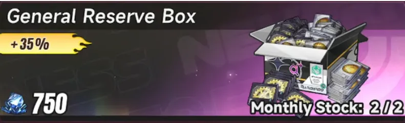 General Reserve Box