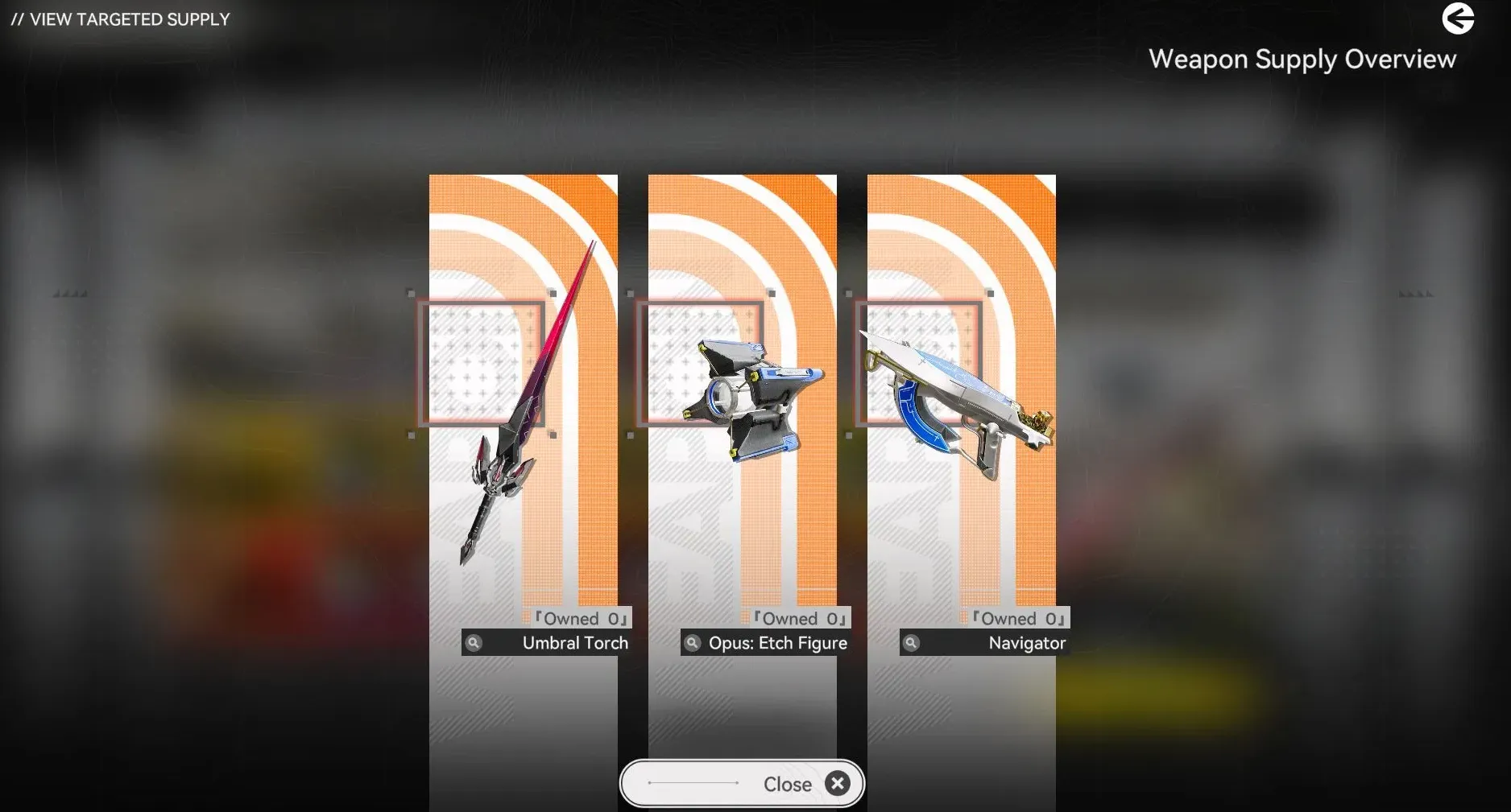 Weapon Supply: Awakening