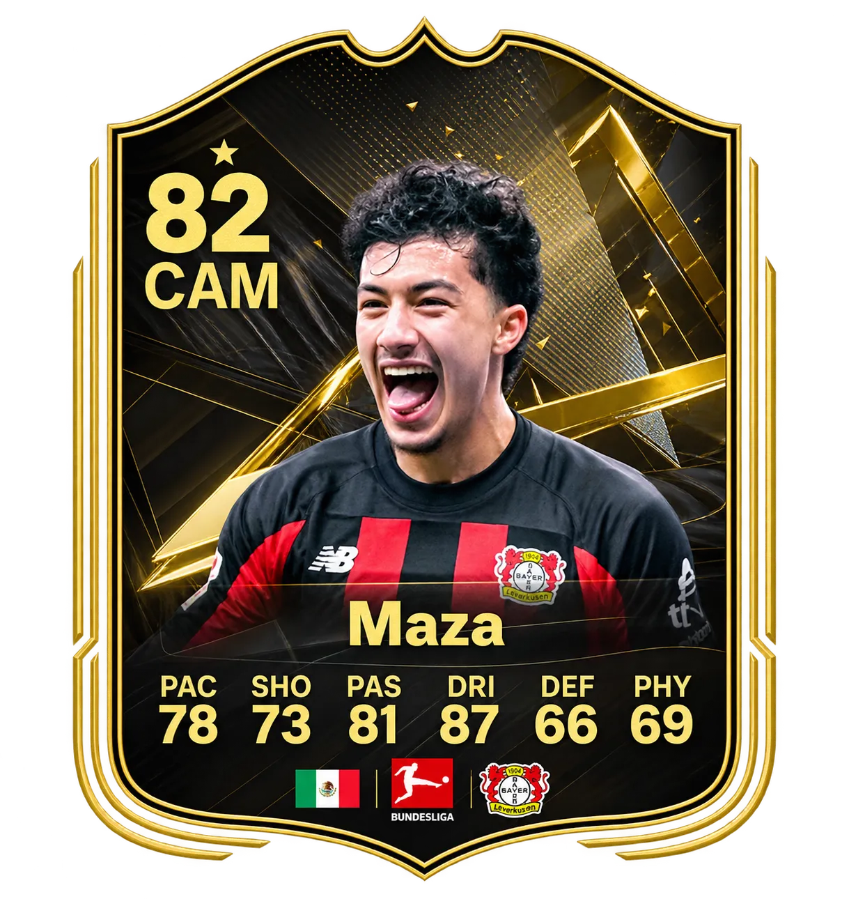 Ibrahim Maza FC 27 TOTW 6 82 CAM card