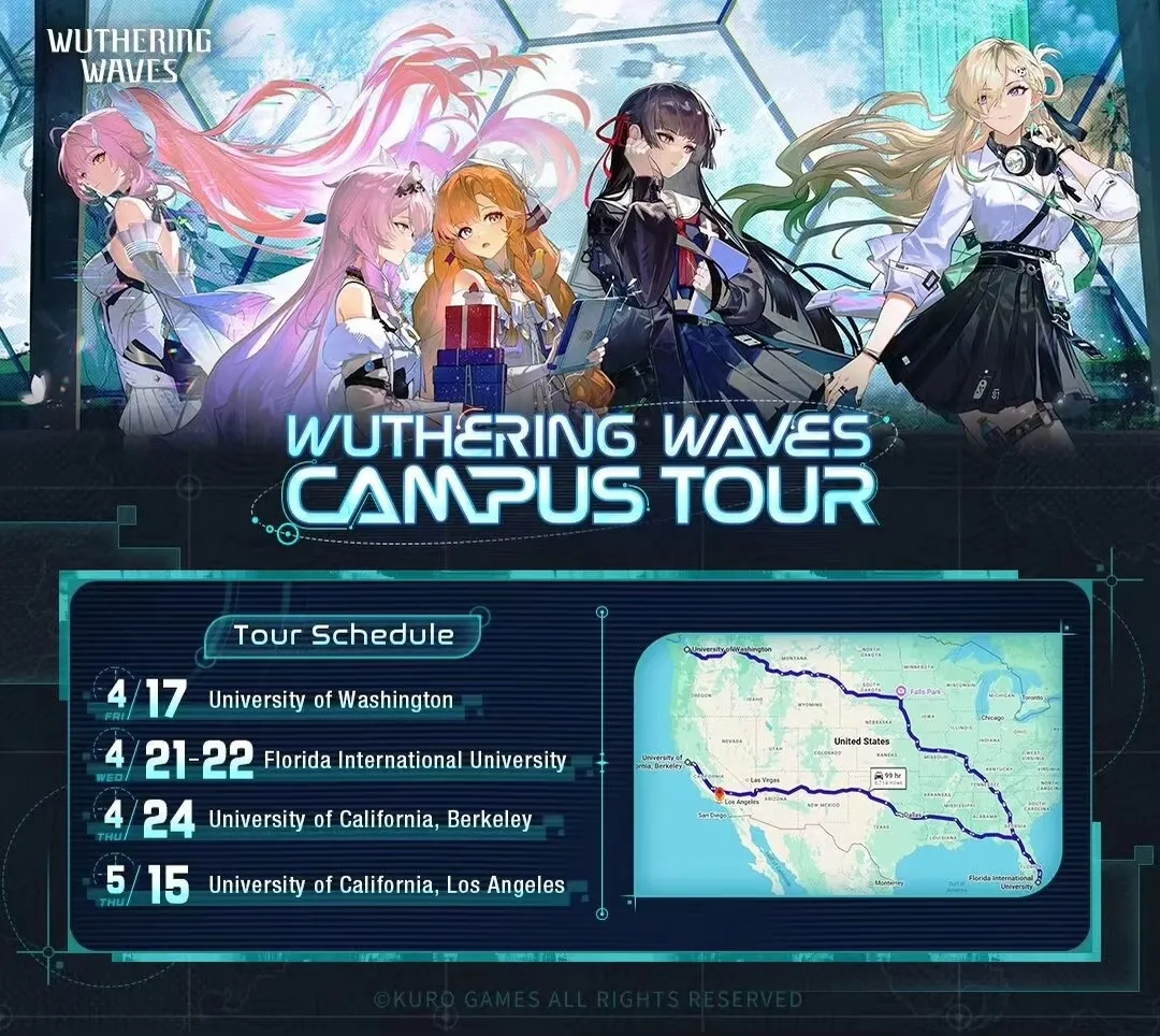 &ldquo;Challenging the Leaderboard" Campus Tour Wuthering Waves