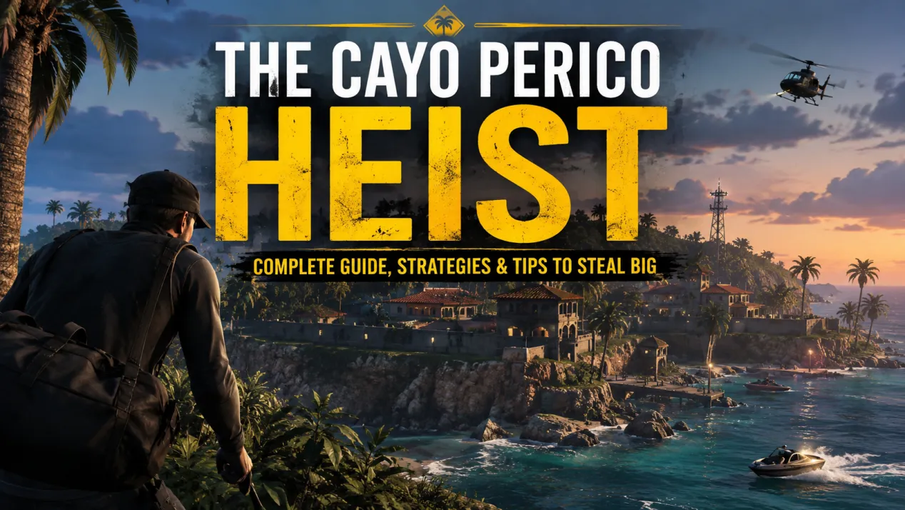 GTA Online Cayo Perico Heist on El Rubio island