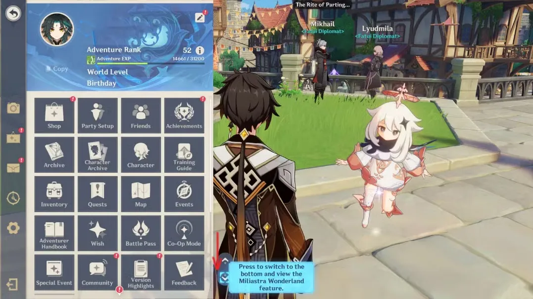 Ways to unlock the Miliastra Pass