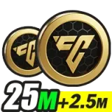 25M+2.5M Safe Coins PS4/5 | FC 26 Coins