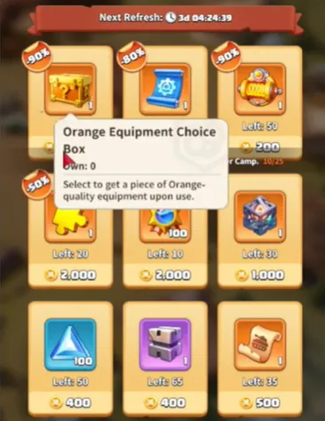 Where to Get Golden (Orange) Gear