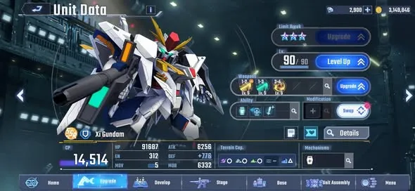 Xi Gundam (EX), (UR Attacker)