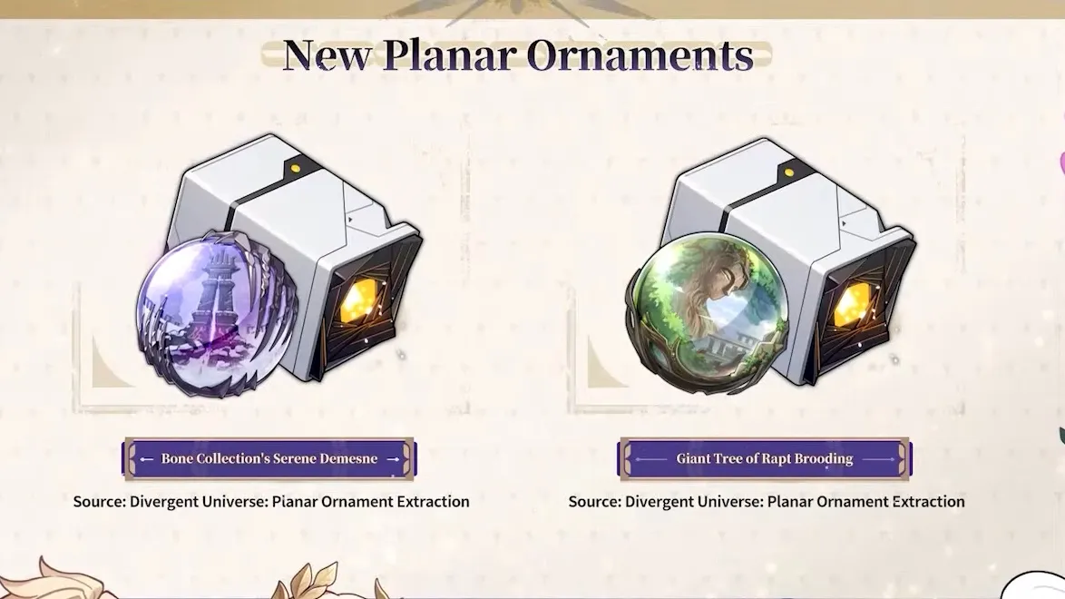 3.1 new Planar Ornaments