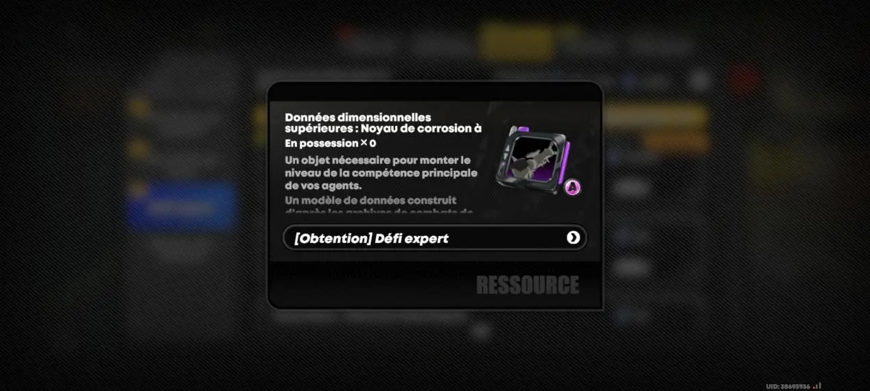 Donn&eacute;es dimensionnelles sup&eacute;rieures : Noyau de corrosion &agrave; aiguillons