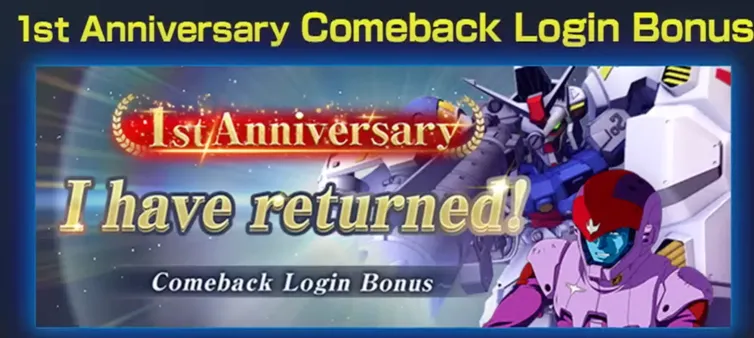 Comeback Login Bonus (until April 30)