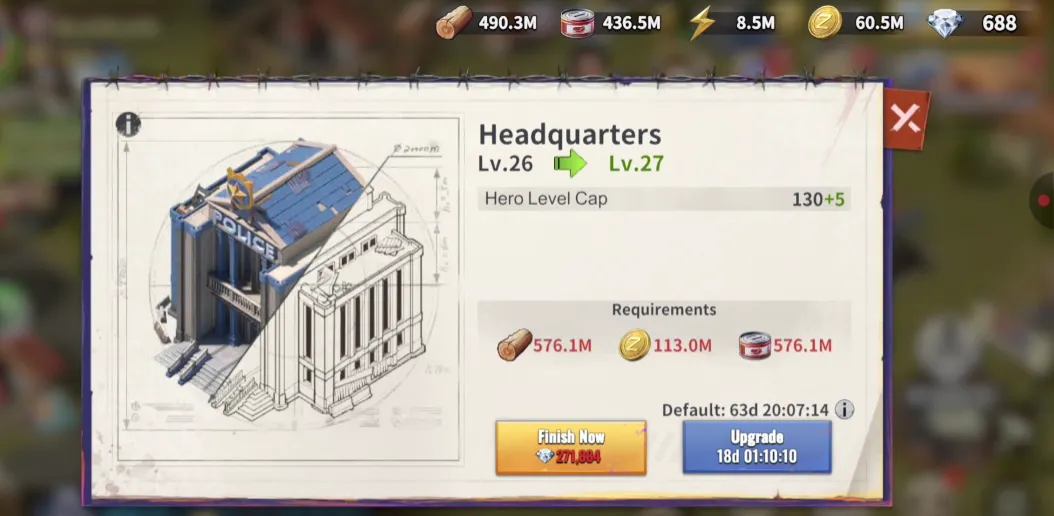 Развитие Базы (Buildings)