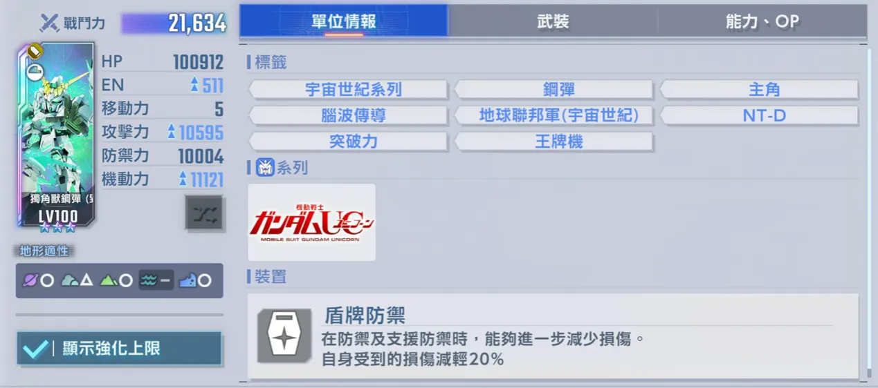 限定機體：獨角獸鋼彈毀滅模式（綠）