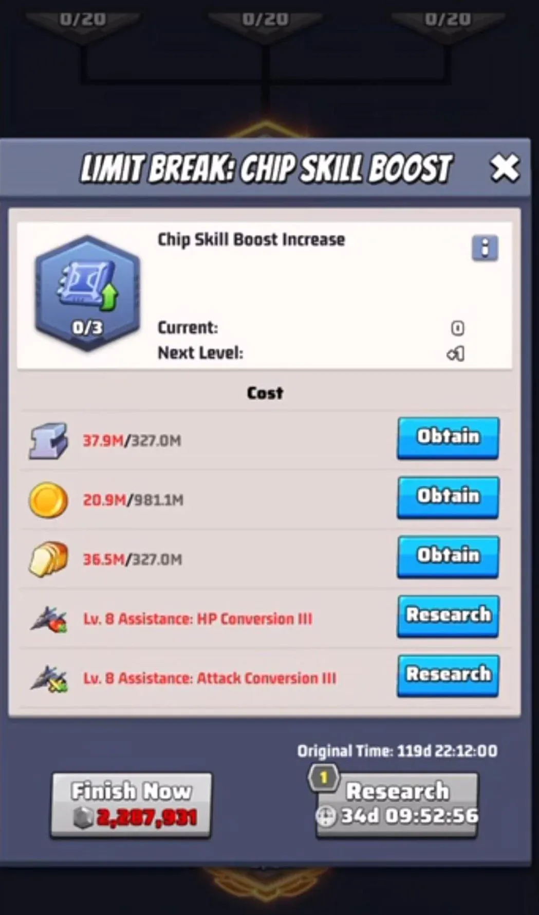 Limit Break Chip Boost | Last War