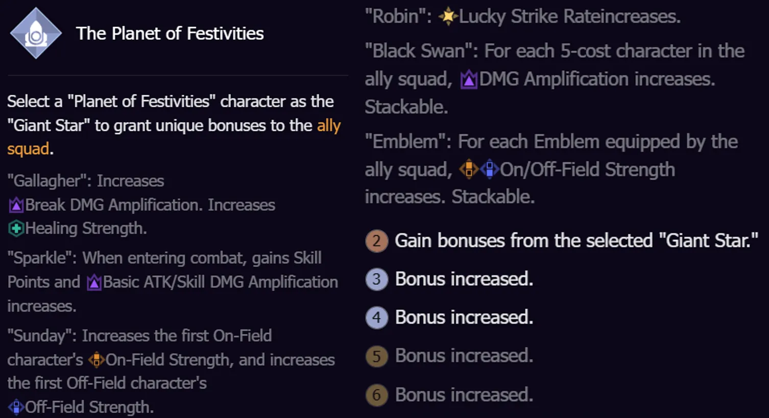 The Planet of Festivities