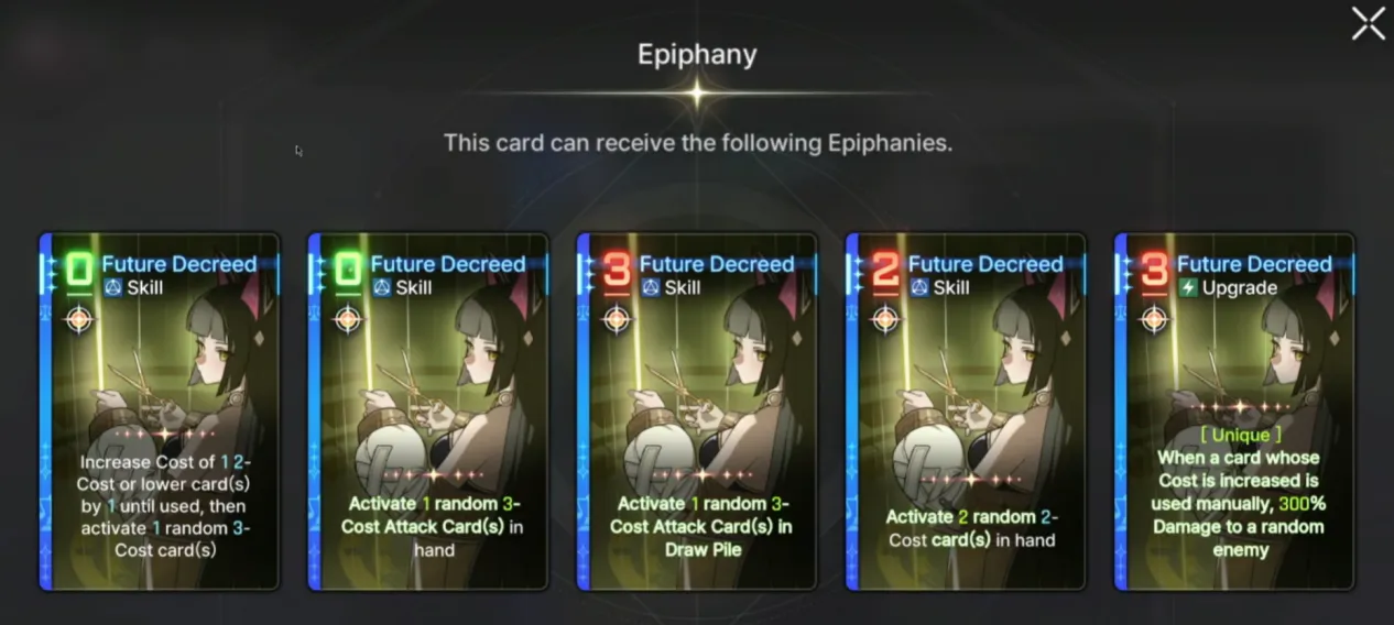 Future Decreed (0/2/3 Cost) 