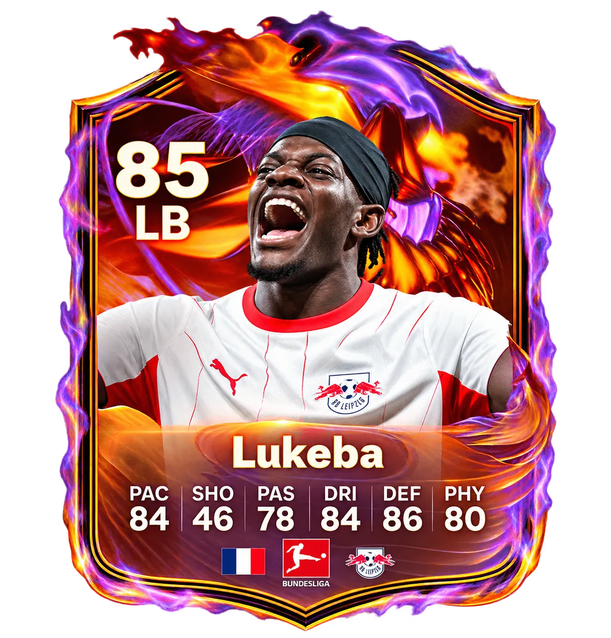 Castello Lukeba 85 LB Ultimate Scream Team 1 card in FC 27