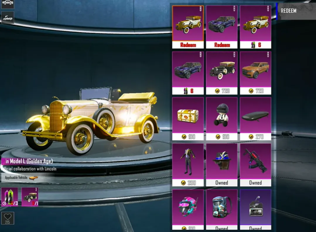 How Vehicle Tokens and Lucky Medals Work