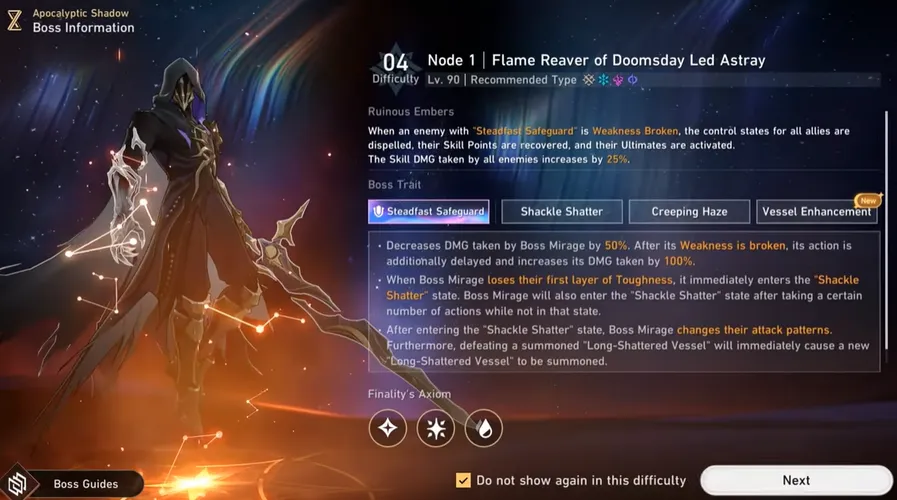 Node 1: Flame Reaver of Doomsday Led Astray
