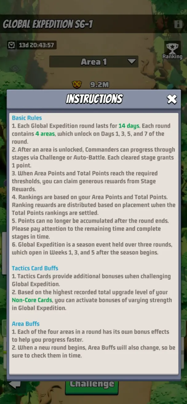 Last War Global Expedition Entry Requirements