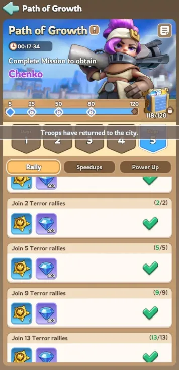 Kingshot Missions