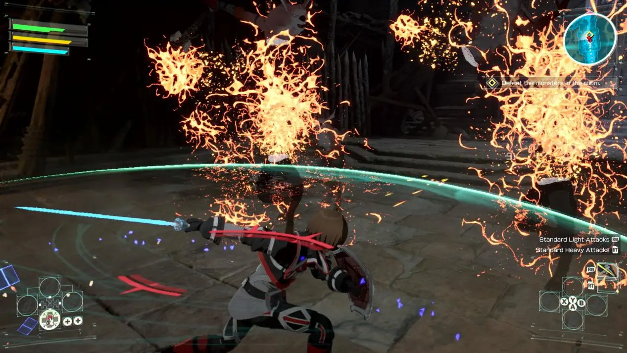 Combat in Echoes of Aincrad