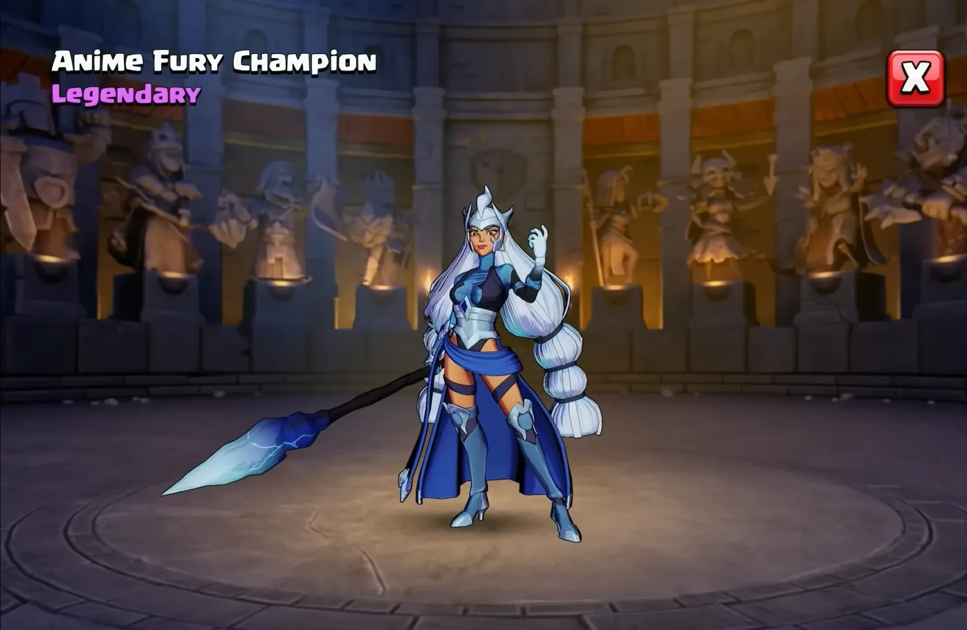 CoC Anime Fury Champion