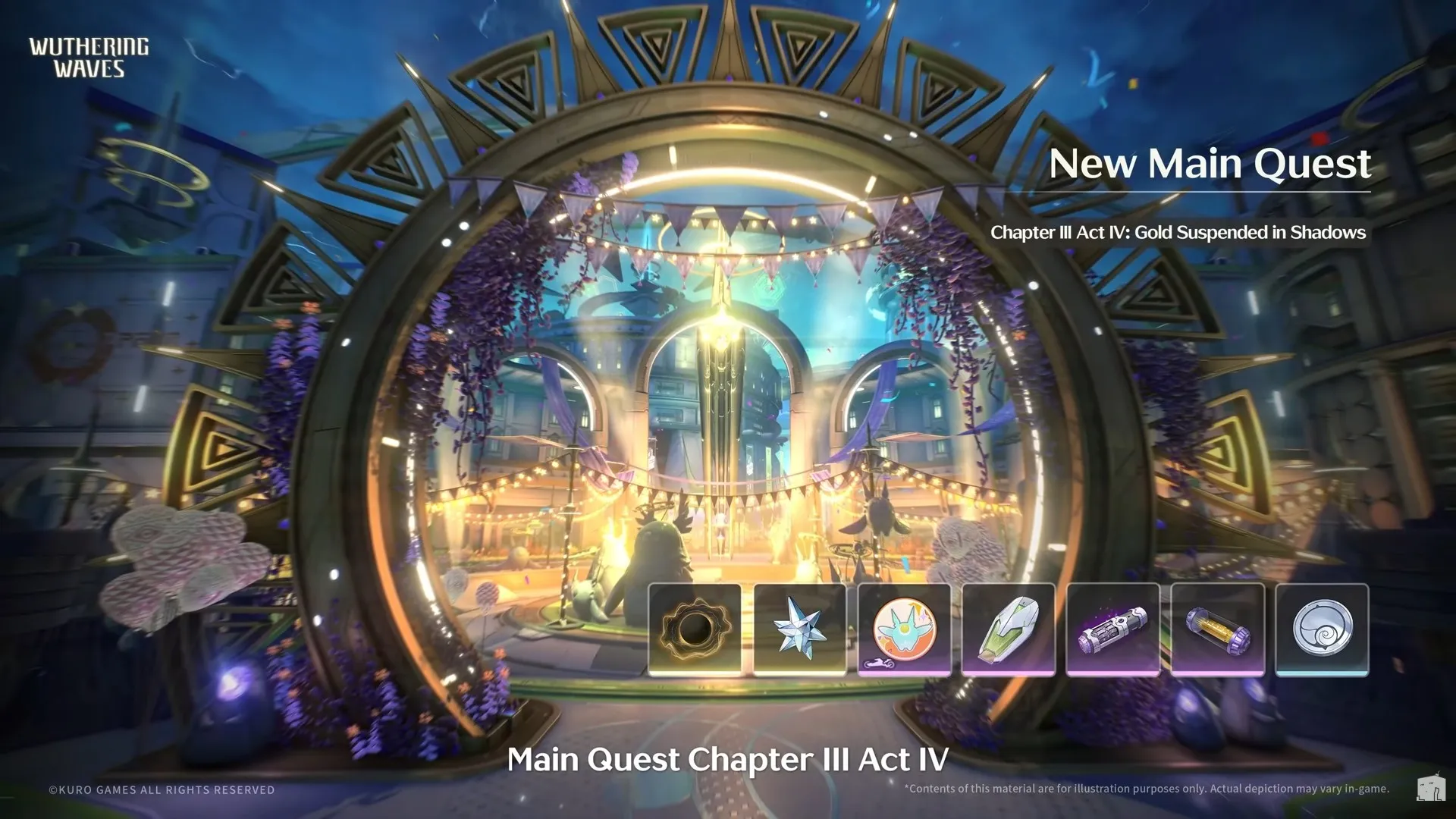 Main Quest Chapter lll Act IV- Gold Suspended in the Shadows